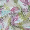 Tela de Malla con Lentejuelas Florales Vestido Infantil Ropa de Performance Vestido de Noche Tela para Bordado con Lentejuelas DIY