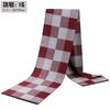 Cachecol Masculino para Comércio Exterior Europeu e Americano, Novo Cachecol Quente de Inverno Xadrez para Homens, Cachecol Atacado de Fábrica Estilo Coreano