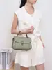 Bolso Cruzado de Hombro Único para Mujer de Piel de Vaca de Primera Capa con Patrón de Cocodrilo, Gran Capacidad, Bolso de Concha Grande de Moda y Sencillo, Piel Genuina