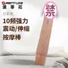 Botón Vibratorio Retráctil Baile 10-Frecuencia de Vibración Recargable Dildo Artificial Dispositivo de Masturbación Femenina Juguete Sexual 500081