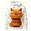 Sudadera Divertida de Perro Golden Retriever, Más Vendida Transfronteriza, para Halloween con Estampado de Calabaza, Murciélago y Fantasma, Cuello Redondo, Jersey