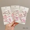 Pinza para el Cabello Estrella de Dopamina Chica Y2K Corazón Pinza Lateral Flequillo Pequeña Pinza para la Frente Tocado Popular Lindo