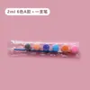 Set de Pintura Acrílica Infantil de 12 Colores, Set de 6 Piezas para Pintura Artística de Estudiantes y Colorear Muñecos de Yeso