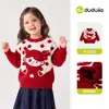 Suéter para niñas Dudu, tejido de otoño para niños, top cárdigan para bebé, ropa de otoño para niñas, ropa de nuevo estilo 2026