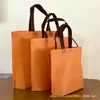 Bolsa de presente de flores, bolsa de mão octogonal não tecida para loja de departamentos, espessada para presente festivo, aniversário, casal, bolsa de embalagem