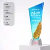 Trophy Company de Cristal Impreso en 3D Competencia al Empleado Destacado Campeón Equipo Honor