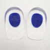 Protetor de Calcanhar de Silicone Espesso Esportivo Absorvente de Choque Meia-Palmilha em U Antiderrapante Anti-desgaste Aumento Interno Invisível