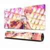 Cinco partes iguais do mouse pad de casamento de flores super grande antiderrapante Nakano três nove dois é um teclado de computador de animação bidimensional
