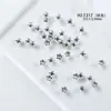 Nova Mini Extra Pequena Estrela Laço Arte de Unha Liga Metálica Joia Grátis DIY Pequena Fresca Estrela Laço