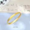 Pulsera de Anillo Ruyi Cuadrado Superficie de Arena Mismo Estilo de Tienda de Oro de Alta Calidad, Pulsera Simple de Moda de Gama Alta Estilo Ins para Mujeres