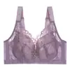 Sujetador Sexy de Encaje de Talla Grande Transfronterizo Ultradelgado Sin Aros Push-Up para Senos Grandes Adelgazante Ajustable Ropa Interior para Mujer al Mayoreo