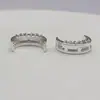 Contas Espaçadoras de Lua com Zircônia Incrustada em Cobre Banhado a Ouro 18K, Argolas de Contas, Colares, Pulseiras, Correntes para Celular, Acessórios de Zircônia para DIY