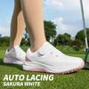 Sapatos de Golfe de Verão Pgm para Mulheres, Impermeáveis, com Cadarços Twist-Lock, Aumentadores de Altura, Antiderrapantes, Tênis Esportivos Femininos, Cano Baixo