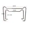 Venta Caliente Patas de Mesa Plegables Simples de Acero Inoxidable 201 Mesa para Laptop Almacenamiento Mesa de Cama Mesa de Estudio Patas Fabricante