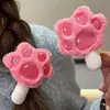 Pinzas para el Cabello de Peluche Temáticas de Zootopia con Diseño de Garra para Otoño e Invierno, Pinzas Dulces para Flequillo Lateral para Mujeres