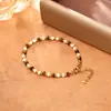 Colar de Pérolas Naturais e Pedra Olho de Tigre com Contas, Luxo Leve, Moda de Alto Padrão, Estilo Retrô, Corrente Versátil para Clavícula Venda por Atacado