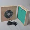 Ventilación, Desodorización y Eliminación de Polvo para Mascotas DIY para Hámsters, Loros, Reptiles; Purificador Sencillo Estilo Escritorio, Portátil
