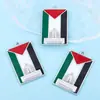 Vendas Diretas de Fábrica Transfronteiriças Pingente Livre Palestina Acessórios DIY Liga de Liga de Zinco com Gotejamento de Óleo Pingente Único Joias Atacado