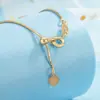 Pulseira de Corrente Osso de Cobra Puxável Novo Estilo para Mulheres Estilo Coreano Simples e Versátil Estilo Frio Joia de Mão Levemente Luxuosa e Detalhada para Mulheres