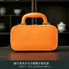 Bolsa Tote de Negócios Portátil Presente Seguro Banco Presente para Clientes Pequena Bolsa Marrom Armazenamento Viagem Conjunto de Chá Bolsa de Mão Lembrança