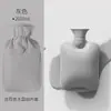 Bolsa de água quente para cama, enchível, espessa, para aquecer a cintura, compressa quente, abdômen, aquecedor de mãos, capa de tecido pelúcia, uso duplo para compressa quente e fria