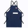 Delantal con Logo Impreso para Cocina, Tienda de Té con Leche, Restaurante, Salón de Uñas, Ropa de Trabajo de Peluquería, Uniformes de Camarero y Camarera para Hombres y Mujeres