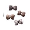 Algodão Xadrez Outono e Inverno Almofada Pequena Laço Acessórios Pied-de-poule Meias Cachecol Acessórios de Roupa Acessórios Diy