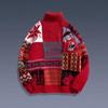 Suéter navideño de invierno para hombre, forrado de vellón, grueso, cálido, de punto, estilo Hong Kong, suelto, moderno, para parejas.