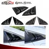 Adecuado para modelos 16-21 de la 10ª generación del Civic, persianas laterales traseras modificadas para hatchback y sedán, decoración triangular para la ventana lateral trasera