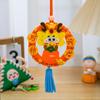 Bolsita del Festival del Bote del Dragón, Colgante Pequeño, Corona Tejida Hecha a Mano, Materiales para Bolsita DIY, Adorno Portátil para Coche, Regalo