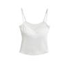 Camisola de Renda Pura Estilo Lustful com Costura, Roupa Externa Sexy Feminina com Bojos e Tops com Costas Bonitas para Mulheres Verão 2025