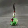 Pío Gordo de Colores Tallado Puro a Mano en Madera Maciza Estilo Lindo Artesanía Creativa de Pájaros para el Hogar Adornos Pequeños para la Oficina