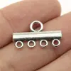 22X13Mm 1g Color Plata Antigua, Accesorios para Joyería de Exportación al por Mayor, Conector para Pendientes, Conector Simple para Pendientes