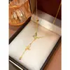Foto Real de Tich de Colar Borboleta a Laser Doce e de Luxo para Mulheres Prata de Lei S925 Corrente para Clavícula com Borla Suave Escovada