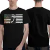 Camiseta de Algodão Transfronteiriça, Interessante Camiseta Charlie Kirk EUA, Camiseta de Algodão Gola Redonda Manga Curta Masculina e Feminina