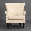 Sofá individual para casa de celebridad de internet estilo americano, Silla Tigre Retro Simple estilo europeo, Sofá perezoso de arte en piel para balcón de apartamento pequeño