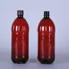 Fornecedor da Fábrica Garrafas Dispenser de Líquido Químico para Animais Marrom 1L, Garrafas para Transporte Congelado, Garrafas de Plástico para Álcool, Garrafas Bloqueadoras de Luz