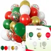 Conjunto de Balões de Natal da Amazon Transfronteiriço Cenário de Layout Balão Personalização Decoração Ktv Balão de Látex Espessado