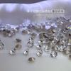 Strass para Arte de Unhas Hua Zi K9 Multifacetado Fundo Pontiagudo Strass Redondos Brancos Strass de Preenchimento Tridimensional Strass Pilha Broca de Água Decorações para Arte de Unhas