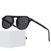 Gafas de sol cibernéticas rojas de TikTok de estilo coreano para mujer, tendencia 2021, nuevas gafas de sol de moda con montura pequeña ovalada de té con fotografía callejera