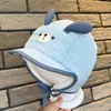 Gorra de aviador piloto de invierno para niños mayores, a prueba de viento para exteriores, otoño e invierno, protección para las orejas con forro polar, cálida para niñas