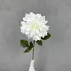 Novo produto transfronteiriço: Flor de dália artificial única para decoração de casamento de alto padrão, decoração de casa e dália para pintura a óleo