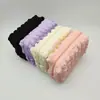Nueva bolsa pequeña fresca de rejilla de burbujas para almacenamiento de cosméticos, estuche portátil para borlas, almacenamiento de cosméticos y artículos de aseo