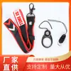 Cordón Tejido de Poliéster Personalizado para Teléfono Móvil Patrón de Logo Estampado por Calor Cordón para Tarjeta de Identificación Llavero Cordón Anti-Pérdida