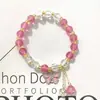 Sin Tabúes DIY Pulsera China de Flores Mariposas con Cuentas para Mujer con Buen Aspecto Pulsera Estilo Ins Regalo para Mejor Amiga Pulsera
