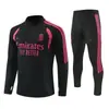 2627 uniformes de treino do Real Madrid para crianças e adultos, conjunto de uniforme de treino do Inter de Milão para outono e inverno, uniforme de treino do Lyon, uniforme de manga comprida do Real Madrid para crianças