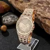 Reloj para Hombre de Moda y Estilo con Correa de Acero, Cielo Estrellado de Moda Incrustado con Diamantes Pantalla de Cuarzo de Tres Ojos con Números Romanos Venta al por Mayor