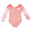 Ropa de baile para niños otoño e invierno terciopelo manga larga ropa de práctica de baile niñas ballet mono body de danza china para niños