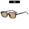 Gafas de sol cuadradas retro estilo europeo y americano, versátiles para actividades al aire libre, conducir y deportes, a la moda y tendencia, diseñadas para mujeres, y adecuadas para ventas transfronterizas