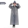 Capa de chuva grossa feminina longa de EVA para proteção total contra tempestades, transparente para crianças, para viagem ao ar livre, poncho não descartável, atacado